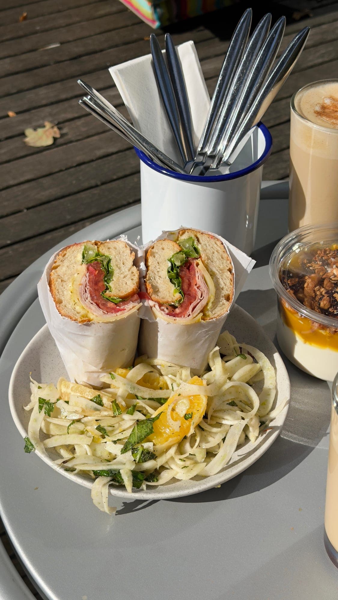 Sandwich mit Fenchelsalat